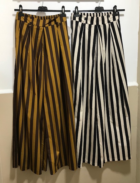 PANTALÓN PALAZO RAYAS.