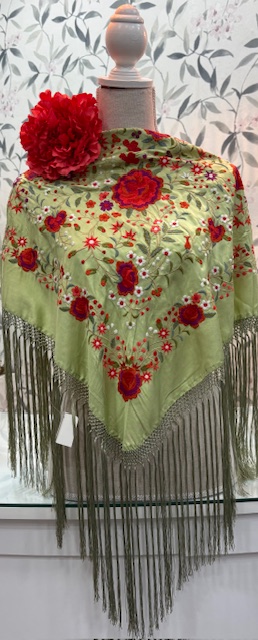 MANTÓN SEDA MODELO BEGOÑA Jabonoso