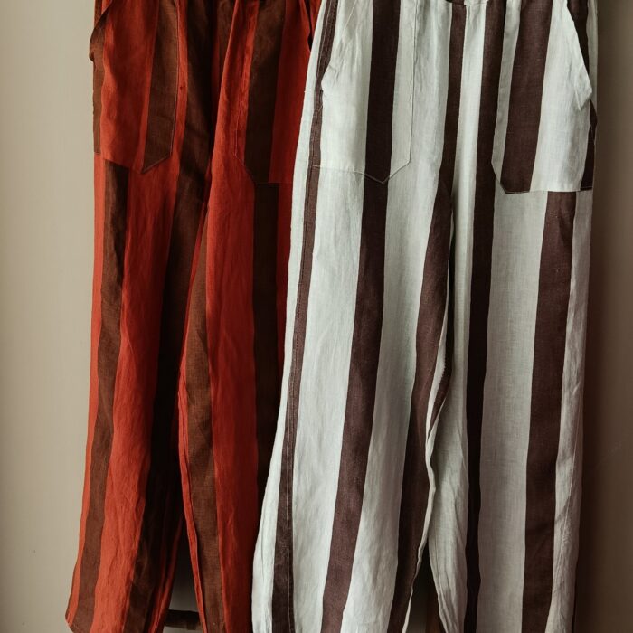 PANTALÓN LINO RAYAS